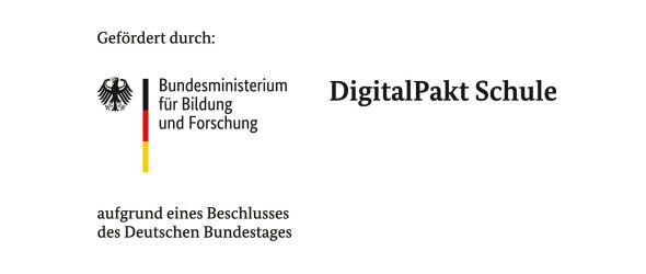 Das Bild zeigt das Logo des Digitalpakts Schule
